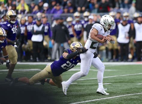 PHOTOS: Oregon Ducks rally to beat rival Washington Huskies ...