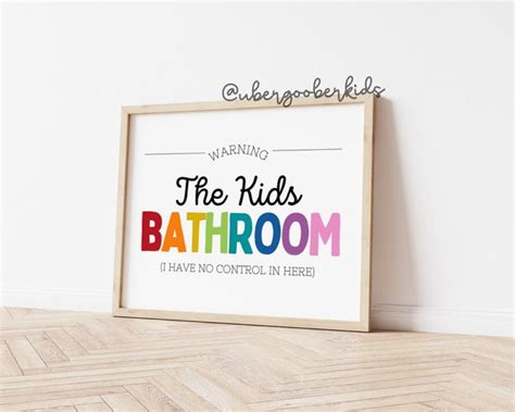 Kids Bathroom Wall Art Bathroom Wall Prints Kids Bathroom - Etsy