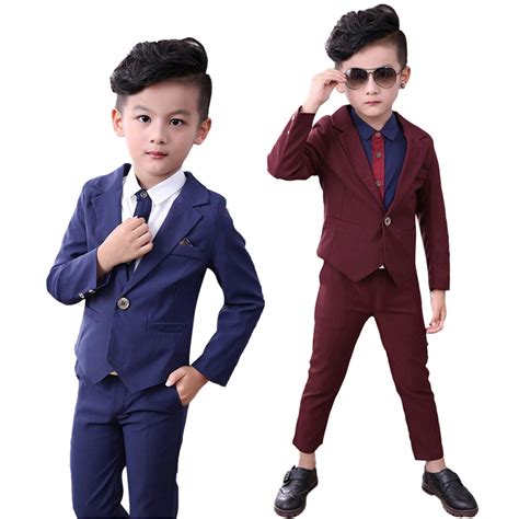 2022 Summer Boy Wedding Suit Formal Children School Uniform Dresses Kids Birthday Outfits ...