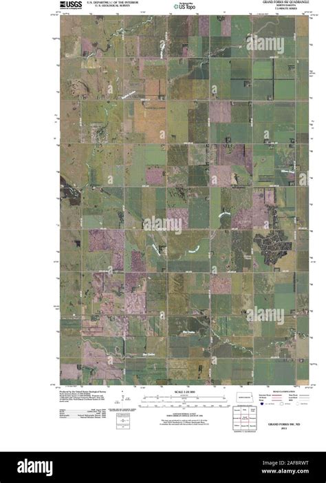 Grand forks north dakota map Cut Out Stock Images & Pictures - Alamy