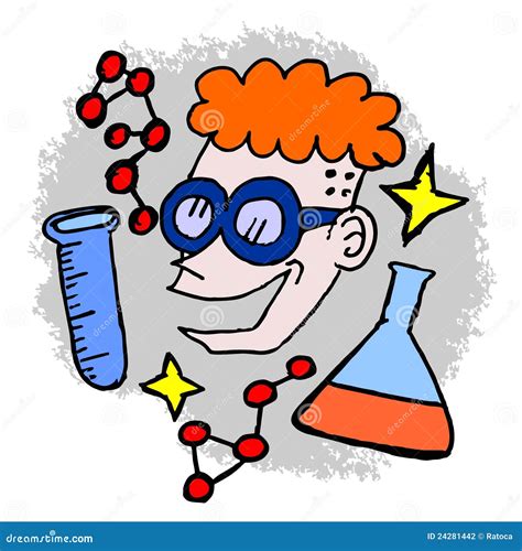 Science cartoon stock vector. Illustration of smile, ugly - 24281442