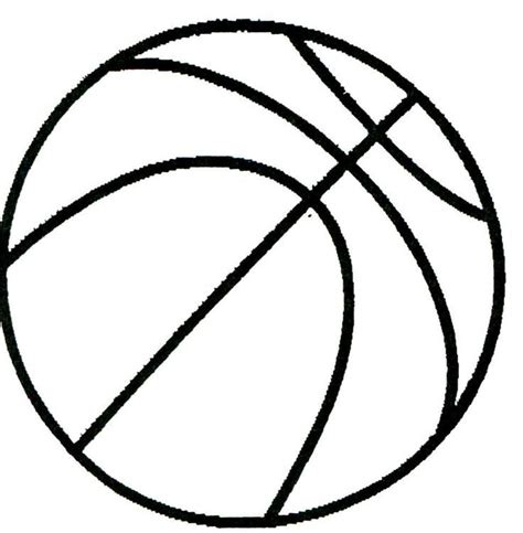 Printable Basketball - Coloring Home