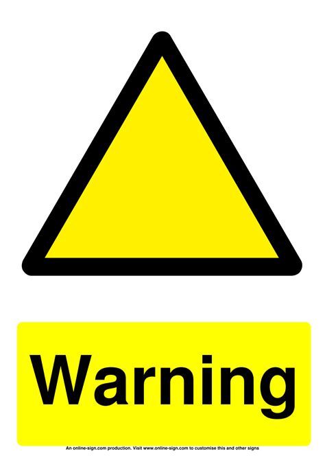 Warning Signs | Poster Template