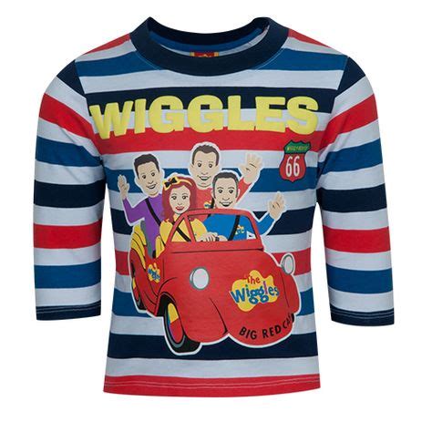 Wiggles Online Shop - The Wiggles Striped Boys T-shirt - Long Sleeve | Long sleeve shirts, Boys ...