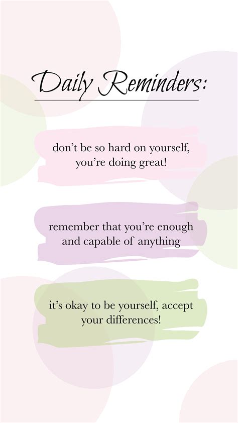 Daily Reminders | Reminder quotes, Inspirational quotes, Note to self quotes