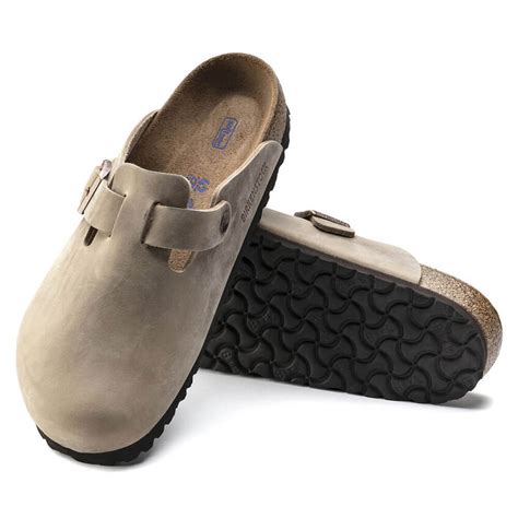 Women's Birkenstock Boston Soft Footbed Oiled Leather Clog in Tobacco Brown