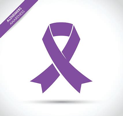 Alzheimer's Ribbon Clip Art, Vector Images & Illustrations - iStock