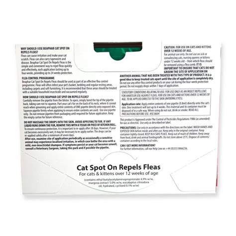 Beaphar Cat Spot On Flea Protection | Home Health UK