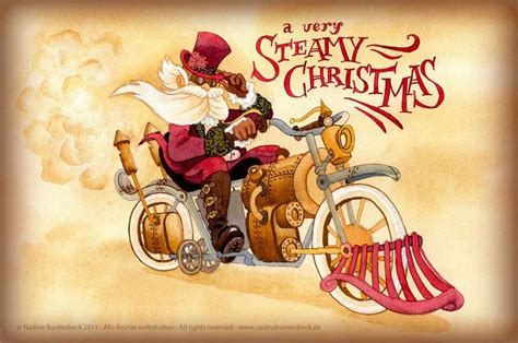 A very steamy Christmas by ~ladameblanche on deviantART | Steampunk christmas, Christmas scenes ...