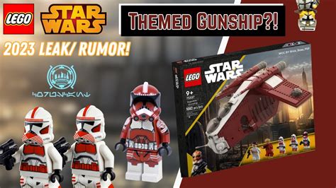 New LEGO Gunship Themed!? 2023 Shock Trooper Gunship! (2023 LEGO Star ...