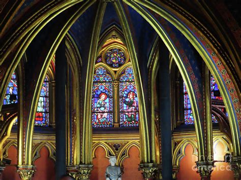 STE-Chapelle Interior of beautiful Historic Church Photograph by Steven Spak - Fine Art America