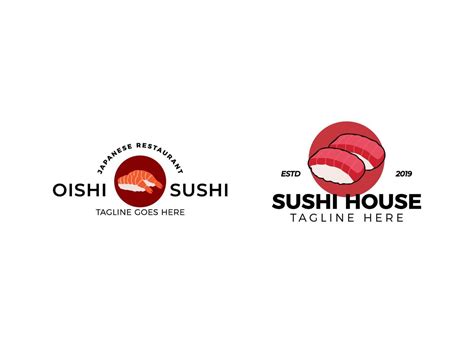 Sushi Restaurant Logo Design Template. 9521790 Vector Art at Vecteezy