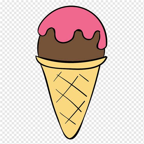 Cono de helado, conos de helado, chocolate, animación, dibujos animados, póster, comida, línea ...