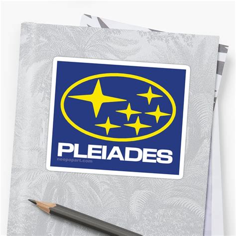 "Pleiades Mythology Esoteric Mystery School Subaru Auto Logo" Stickers ...