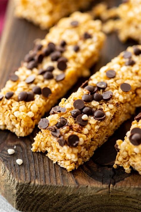 Chocolate Chip Granola Bars - Quaker Granola Bar Copycat Recipe