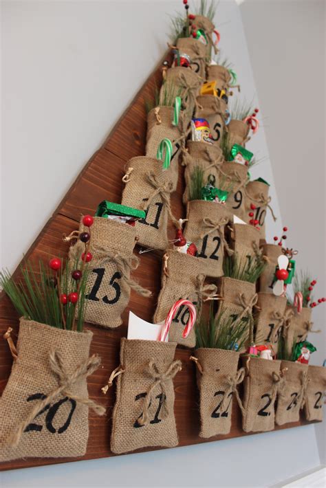 Diy Tree Advent Calendar - Danya Ellette