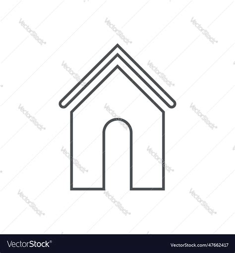 House icon Royalty Free Vector Image - VectorStock