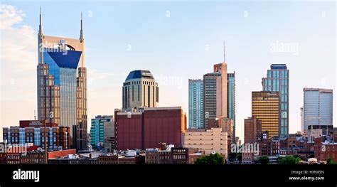 Nashville Tennessee Skyline Stock Photo - Alamy