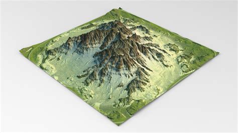 3D terrain maps - TurboSquid 1527029