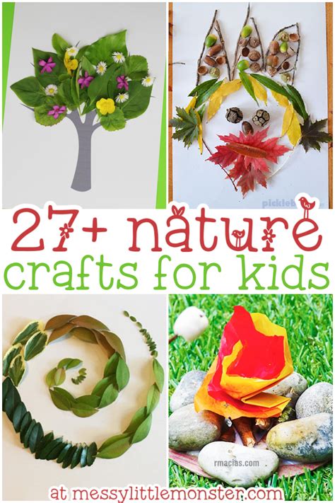 Fun Nature Crafts for Kids - Messy Little Monster