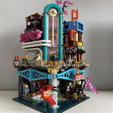 Ninjago City Extension: Karaoke Bar MOC-57910 Movie Designed By cjtonic with 4069 Pieces - MOC ...