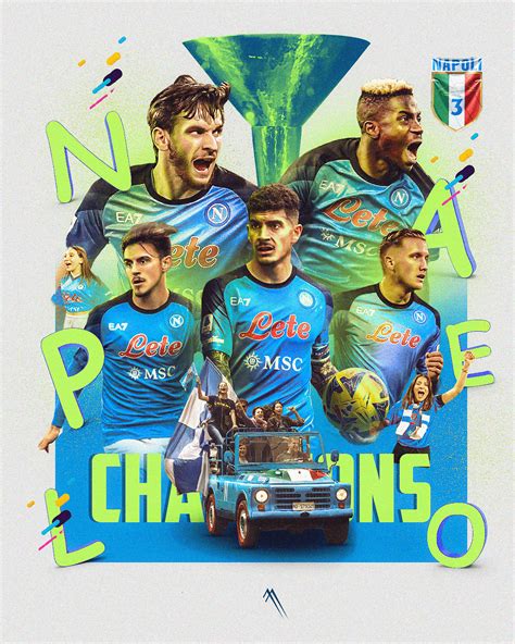 CHAMP3ONS NAPOLI POSTER DESIGN 2023 :: Behance