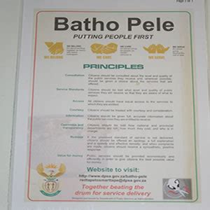 The Batho Pele Principles