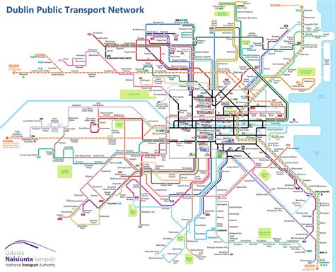 Dublin 747 bus route map - Dublin 747 bus map (Ireland)