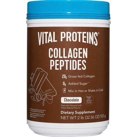 Vital Proteins Collagen Peptides, Chocolate, 32.56 Ounce - Walmart.com - Walmart.com