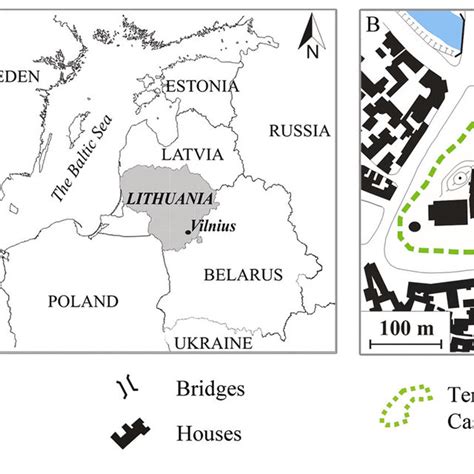 Location of the Vilnius Castle complex. | Download Scientific Diagram