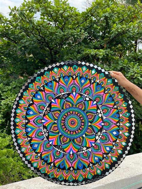 Dot mandala painting