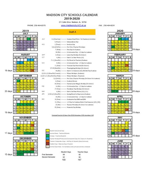 Madison County Schools Ms Calendar 2024 - Schoolcalendars.net