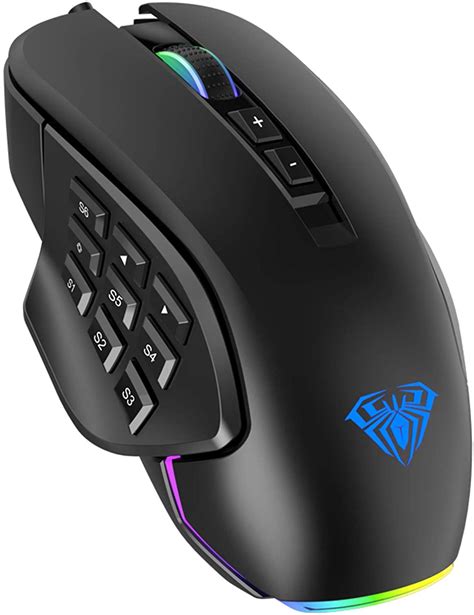 AULA H510 Professional MMO Black Gaming Mouse Wired - Ecomelani