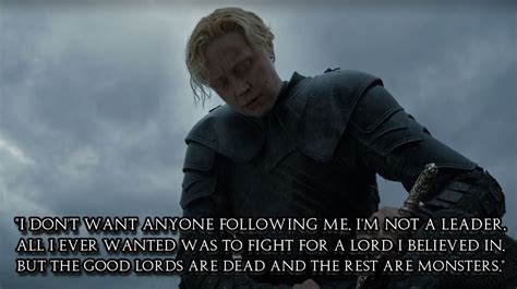 Brienne of Tarth | Game of thrones quotes, Brienne of tarth, Jaime and ...