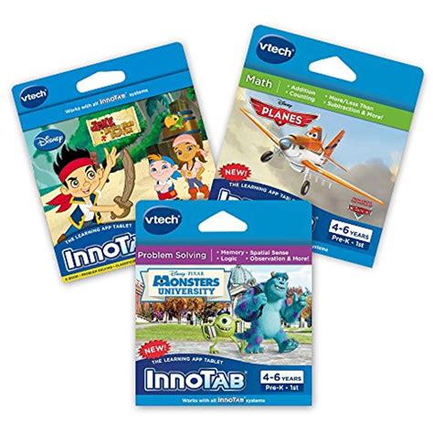 VTech InnoTab Game Cartridges 3-pack - Jake, Planes, Monsters ...