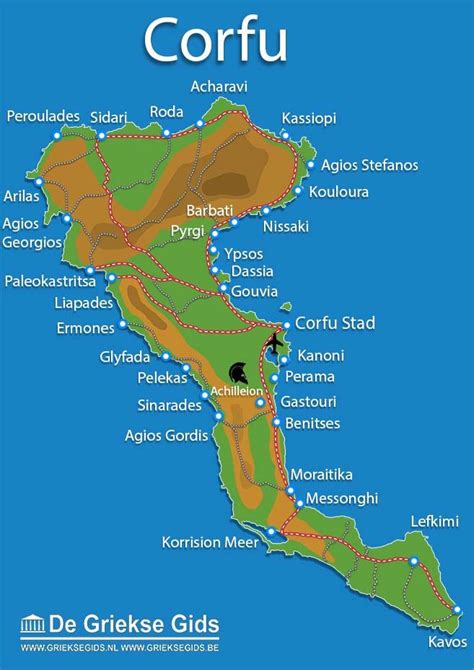 Kavos Mapa - Gugl Mapa