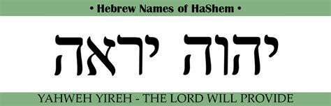 Yahweh Yireh - Discovering The Jewish Jesus