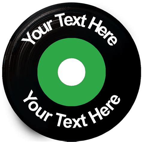 144 Vinyl Records Stickers - 30mm Personalised - Large - Sticker Stocker