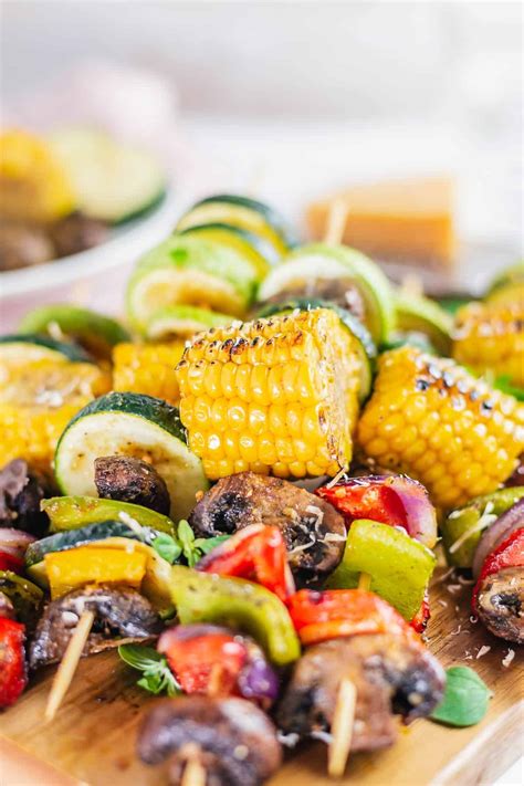 Vegetable Kabobs In The Oven - The Yummy Bowl