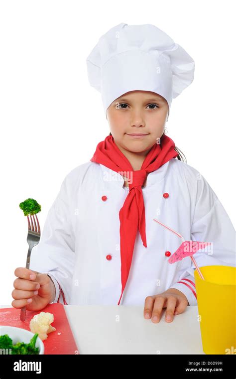 Little Chef in uniform Stock Photo - Alamy