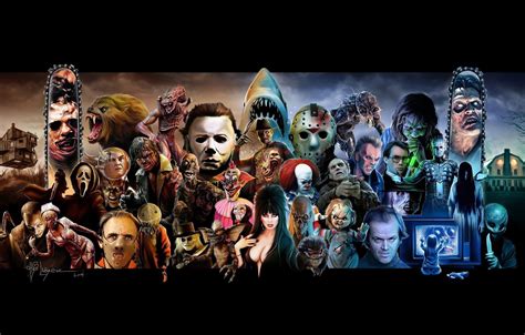 Wallpaper Fly, Movie, Halloween, Jason Voorhees, Werewolf, Lights ...