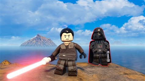 How Starkiller reacts when meeting Vader in LEGO Star Wars - YouTube