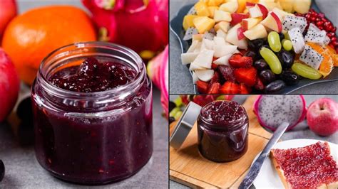 MIXED FRUIT JAM RECIPE | HOMEMADE JAM RECIPE | MIXED FRUIT JAM | FRUIT ...