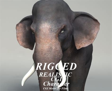 Elephant (Rigged) 3D Model $150 - .ma - Free3D