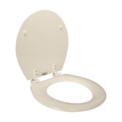 Bath Bliss Beveled Standard Round Toilet Seat in Beige - Walmart.com