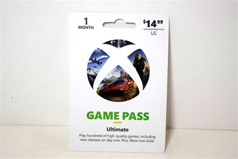 12 Months 1 Year Xbox Game Pass Ultimate 12 Physical Cards & Live Gold ...