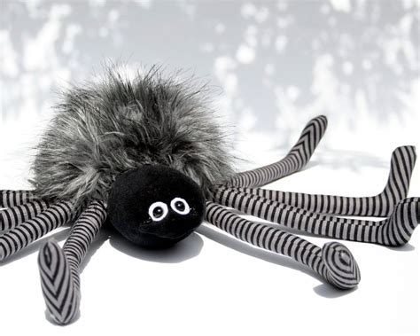 Black Widow Spider - Halloween Plush, Plushie Spider, Stuffed Animal ...