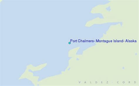 Port Chalmers, Montague Island, Alaska Tide Station Location Guide