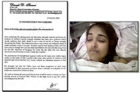 Not suicide but murder - Jiah Khan's case takes a new turn