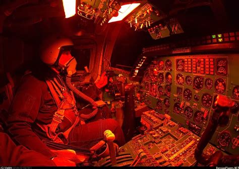 Cockpit of a Tu-22M3 at night.[1200x853] : MilitaryPorn